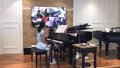 人生就是博特邀艺术家浙江音乐学院钢琴系丁阳博士Hybrid远程教育大师班+音乐会圆满成功